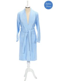 Resim Özdilek Trendy Şal Yaka Bornoz Açık Mavi Xl Beden (Şalyaka) 