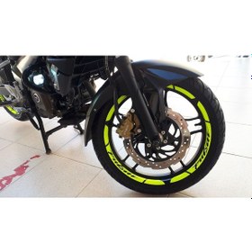 Resim Bajaj Pulsar Fosforlu Jant Şeriti / Düz Renk Jant Şeridi 