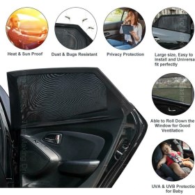 Resim Ankaflex Araba Arka Yan Cam Perde Anne Bebek Emzirme Perdesi Oto Güneşlik 