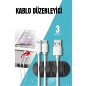 Resim Bx Yapışkanlı Kablo Düzenleyici Klips 3 Adet 