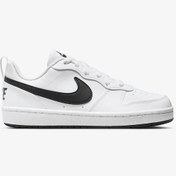 Resim Nike Court Borough Low Recraft Gs Dv5456-104 Beyaz Kadın Spor Ayakkabı Beyaz 