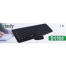 Resim İzoly D5100 Usb Kablolu Q Klavye Mouse Set 