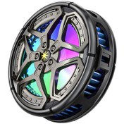 Resim Forzacase FC592 5000 Rpm Kablolu Rgb Işıklı Manyetik Tablet ve Telefon Soğutucu Isı Önleyici Fan 