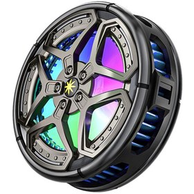 Resim Forzacase FC592 5000 Rpm Kablolu Rgb Işıklı Manyetik Tablet ve Telefon Soğutucu Isı Önleyici Fan 