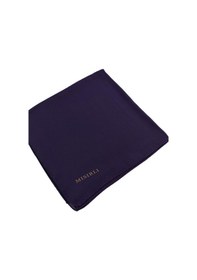 Resim Mim Eşarp Mısırlı Eşarpları Queen Krep Düz Renk Eşarp 110x110 Cm Koyu Mor 