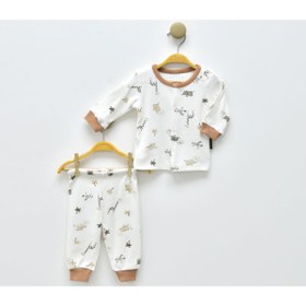 Resim Mini Okyanus Bebe Love Maxx Animal Baskılı 2 Li Pijama Takımı 