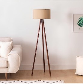 Resim Homing Kumaş Silindir Üç Ayak Lambader Çöl Beji 