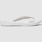 Resim Fitflop Iqushıon Sparkle R08 Beyaz Kadın Parmak Arası Terlik Beyaz 