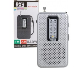 Resim Rxy-Tenor Mini Analog Radyo, Çok Renkli, Taşınabilir ve Şık Tasarım 
