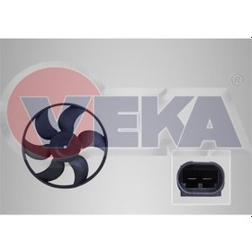 Resim Veka-25-3501 - Fan Motoru Motor+pervane Su Radyatoru Renault 