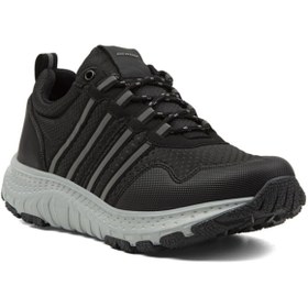 Resim Dunlop Siyah - Orthopedix 1623 Anatomik Erkek Bağcıklı Sneaker Spor Ayakkabı 