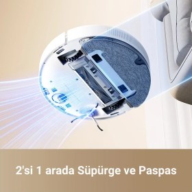 Resim Istasyonlu Robot Süpürge - Halı Algılama, Uzaktan Kontrol ve Sessiz Çalışma ile Hijyenik Temizlik 