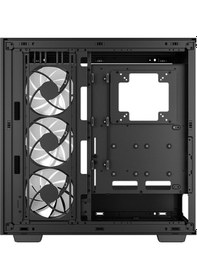 Resim Deepcool Morpheus 1 x 420 MM ARGB ATX Mini Oyuncu Kasası Siyah 