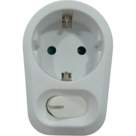 Resim Famatel Tekli Anahtarlı Adaptör Fiş Priz 