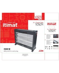 Resim Itimat 10504 3+1 Fanlı Isıtıcı Quartz Soba 