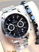 Resim Reward Kronometreli 5 Atm Suya Dayanıklı 2 Yıl Garantili Bileklik Hediyeli Erkek Kol Saati Rw202.1 Gümüş 