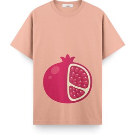 Resim Pomegranate - Hamile Regular Tshirt - Somon / 4 XL / Regular 