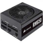 Resim Rm Serisi Rm650, 650 Watt, 80 Gold, Tam Modüler Atx Güç Kaynağı, Siyah (CP-9020194-EU) Corsair