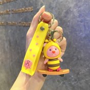 Resim Baijiafu2 Yeni Çizgi Film Animasyon Stitch Serisi Yumuşak Kauçuk Anahtarlık Bebek Çantası Kolye Anahtarlık Küçük Hediye (Yurt Dışından) 