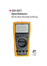 Resim Ceta Form G80-aac1 Dijital Multimetre Ac/dc Otomatik 