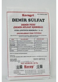 Resim Demir Sülfat 25 KG Kara Boya (En Ucuz / En Kaliteli Gübre) 