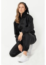 Resim Termal Sauna Eşofmanı Sauna Terleme Eşofman Siyah 