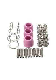 Resim Pazly 26 Parça Pl60 Plazma Kesici Yedek Parça Seti - Nozul, Elektrot Ve Braketler Dahil, Elektrot Ve Braketler Kapsamlı 