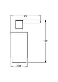 Resim Grohe Sıvı Sabunluk - 41028000 Krom 