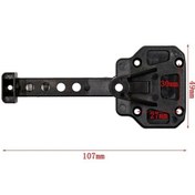 Resim Didadodo Scx10 Iıı Jeep Wrangler 1/10 Rc Araç Lastik Rafı Ve Aydınlatmalı Tekerlek Braketi Metal Yedek Lastik, İkonik Tasarım 