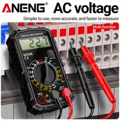 Resim ANENG 1999 Sayım Multimetre - 3-Pole Buzzer, AC/DC Gerilim ve Akım Test Cihazı HFE, 10A, 36V, Pil ile Çalışan Dijital Multimetre Elektrik Testi için, Pil Dahil Değil, Elektrik Testi Aracı, Ergonomik Tasarım, Dayanıklı Yapı, Dijital Multimetre Profesyonel, Akıllı Dijital Çok Amaçlı Test Cihazı, Elektrikçi Aracı, Test Cihazı, Non-contact Ampermetre 