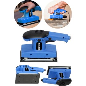 Resim Steiner Alman 1200 Watt Professional Elektrikli Titreşimli Zımpara Makinesi Kenar Köşe Avuç Zımpara 