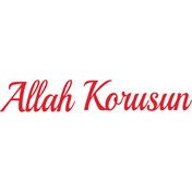 Resim Birim Matbaa ALLAH KORUSUN STİCKER(18X6 CM) 