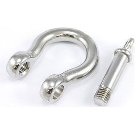 Resim Omega Zincir Kilidi. Paslanmaz Krom. 14Mm 