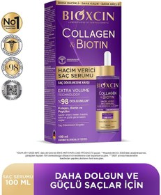 Resim Collagen & Biotin Ekstra Hacim Serumu 100 Ml - Kolajen Biotin İnce Seyrek Saçlar 