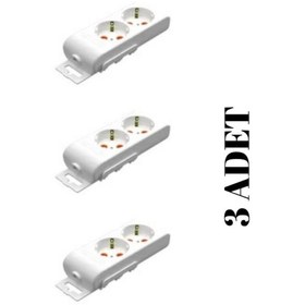 Resim VİKO 2'Li Klemens Priz x 3 Adet 