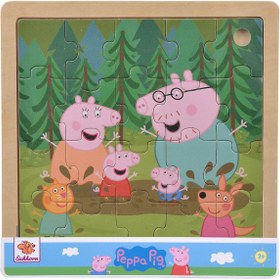 Resim Simba Eichhorn Peppa Pig Yapboz - Bahçede 109265701 