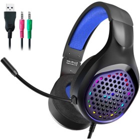 Resim NexStore XMOWi R1 Gaming Mikrofonlu RGB Oyuncu Kulaklığı PC- Dizüstü Ve Ps4-(5775) - HT1183-2832 