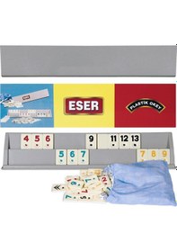 Resim Yetişkin Büyük Boy Plastik Okey Takımı 