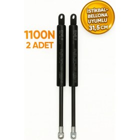 Resim Yuenze Baza Amortisörü Baza Pistonu 31,5cm 1100N 2 Adet (Istikbal-Bellona Uyumlu) 