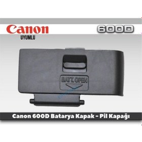 Resim Genel Markalar Tewise Canon 600d Uyumlu Batarya Kapak Pil Kapağı 