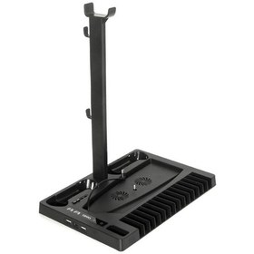 Resim Oıvo Iv-p5246 Sony Ps5 İçin Soğutma Fanı İle Çok Fonksiyonlu Şarj Standı 