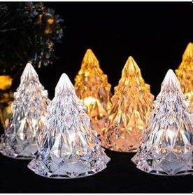Resim Kuzey Amber Led Işıklı Çam Ağacı Mini Işıklı Çam Ağacı Işıklı Yılbaşı Ağacı Led Light Noel Tree Decor Led AMBER 
