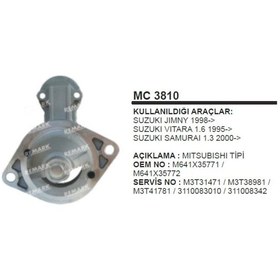 Resim Pinyon Kapagi Mit.Tipi Ym Suzuki Vitara Samurai 504626120 
