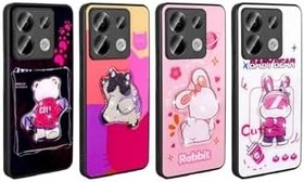 Resim M.TK moveteck Xiaomi Redmi Note 13 Pro 5g Kılıf Sevimli Ayıcık Tasarımlı Karakterli Kabartmalı 3Boyutlu Yumuşak, Beyaz, Tek Ebat, amas-13pro5g-beyaz 