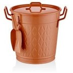 Resim Prizma Deterjan Saklama Kabı Terracota The Mia