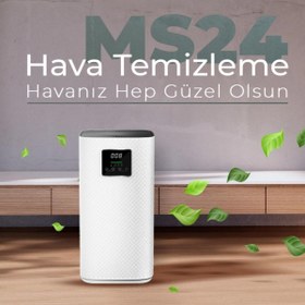 Resim Robx Ms24 Yeni Nesil Cadr400 42w Akıllı Wi-fi Dokunmatik Panel Hava Temizleyici 