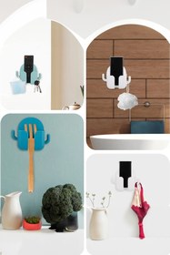 Resim Riddex Yapışkanlı Duvara Monte Kumanda Aksesuar Telefon Tutucu Şarj Standı Yatak Ucu Düzenleyici Organizer 