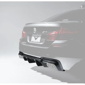 Resim Bmw F10 M5 Vorsteiner Arka Tampon Difüzörü Pianoblack 5 Serisi 2011 / 2016 