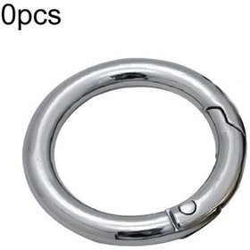 Resim Sones Çinko Alaşımlı Yaylı Halka Metal Boyut: 2 İnç Gümüş 10 Adet 