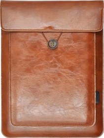 Resim Brightnova 13 Inç Bright Brown Kadın Erkek 13.3 15 15.6 16.1 Inch Dizüstü Bilgisayar Çantası Mac11 Koruyucu Kılıf Arka Kapak 